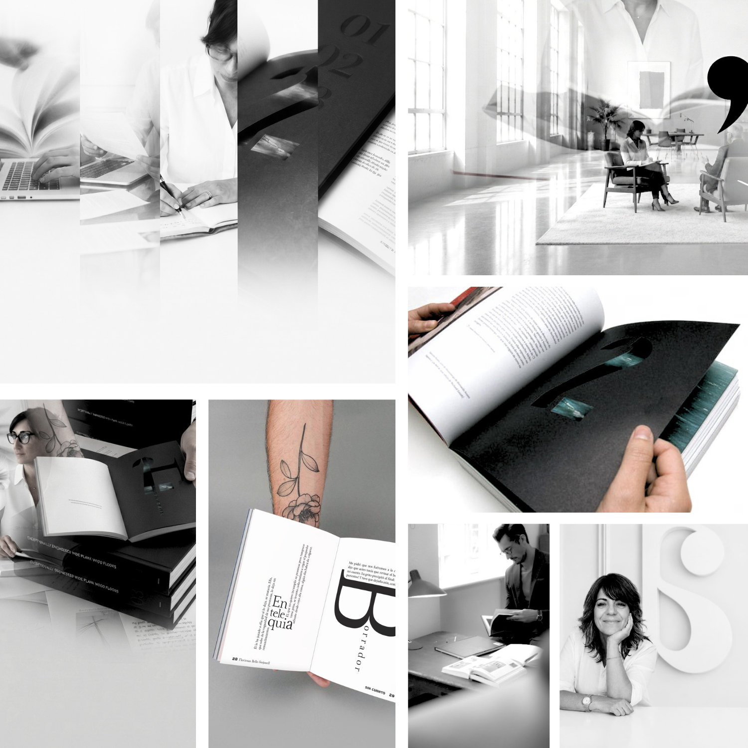 Detalle de trabajo editorial de Encuentra Comunicación